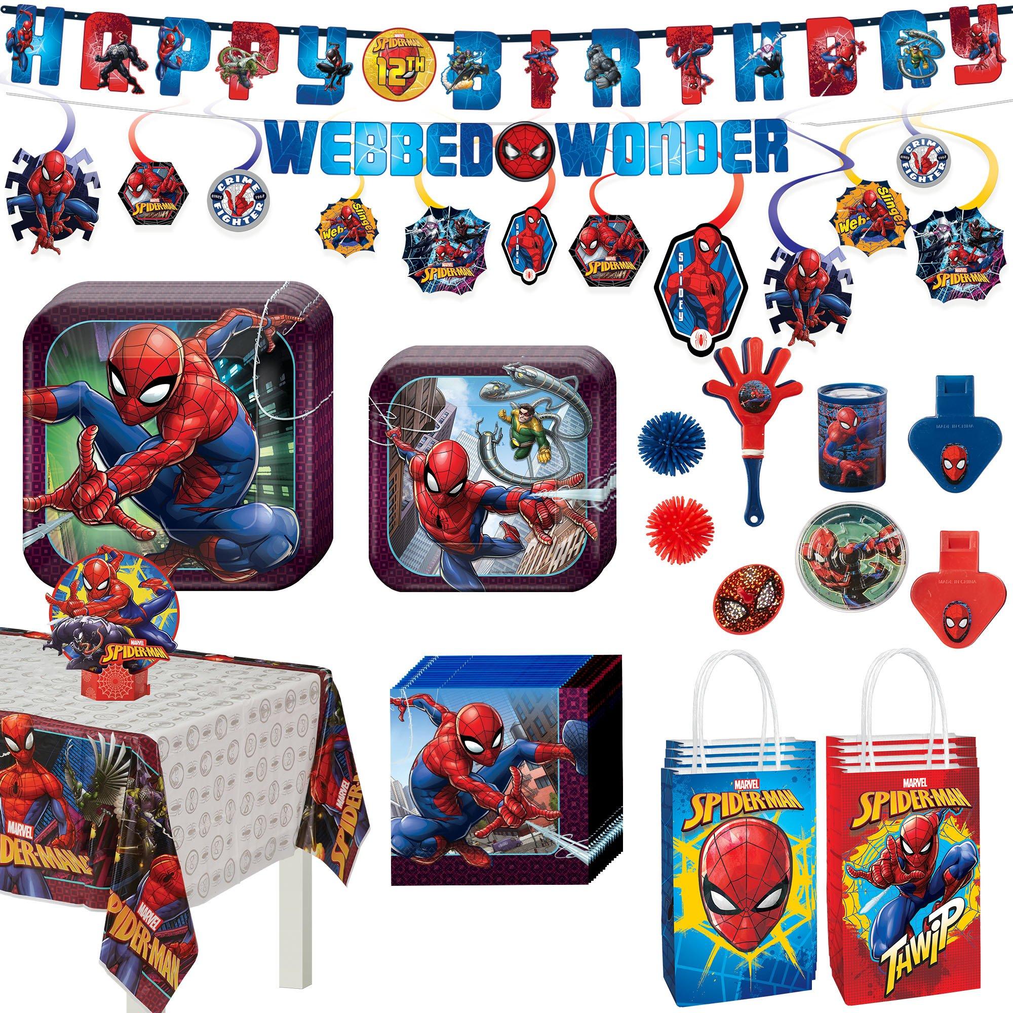 Spider-Man Webbed Wonder Birthday Party Kit